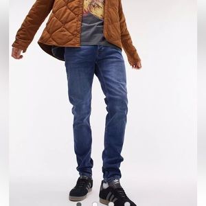 Topman spray on skinny | medium blue wash